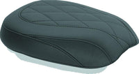 Mustang Motorcycle Mustang 11-13 Harley Blackline, 12-17 Slim/Slim S Wide Tripper Passenger Seat Diamond Stitch - Blac