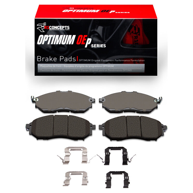 R1 Concepts R1 14-14 Infiniti QX70 Front Optimum OE Pads & Hardware Kit