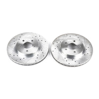 PowerStop Power Stop 02-08 Jaguar X-Type Front Evolution Drilled & Slotted Rotors - Pair
