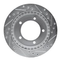R1 Concepts R1 91-98 Chevrolet Tracker Front Left Drilled & Slotted Silver Brake Rotor