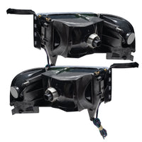 ORACLE Lighting Oracle 94-02 Dodge Ram Pre-Assembled Halo Headlights - ColorSHIFT w/ Simple Controller