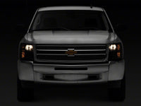 Raxiom 07-14 Chevrolet Silverado 1500 HD Axial OEM Rep Headlights- Chrome Housing- Smoked Lens