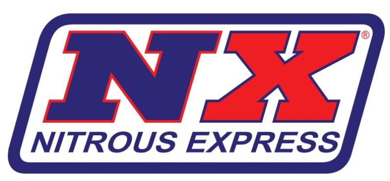Nitrous Express 8AN 36in Stainless Steel Braided Hose (Black Ends)