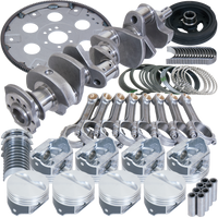 Eagle Chevy 350 1Pc 3.480in Crank 5.700in I-Beam Rods 4.060in Pistons 153 Tooth FP Balanced Assembly