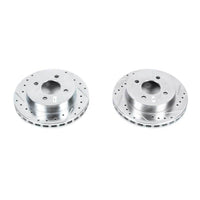 PowerStop Power Stop 1993 Ford Mustang Rear Evolution Drilled & Slotted Rotors - Pair