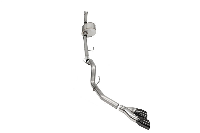 CORSA Performance Corsa 2021-2025 Ford F-150 SuperCab/6.5in Bed 5.0L V8 Xtreme Cat-Back Single Side Exit-Black PVD