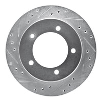 R1 Concepts R1 91-98 Chevrolet Tracker Front Left Drilled & Slotted Silver Brake Rotor