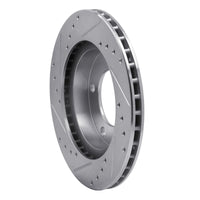 R1 Concepts R1 76-86 Jeep CJ5 Front Right Drilled & Slotted Silver Brake Rotor