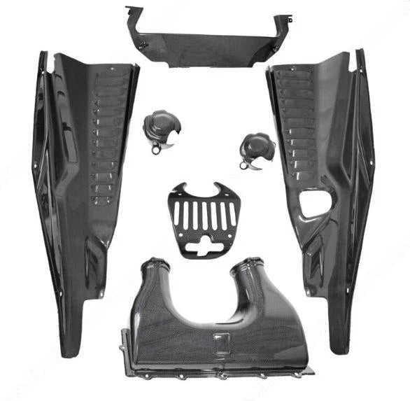 Fabspeed Engine Bay Set 7-Piece - Ferrari 458 Italia Coupe
