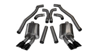 CORSA Performance Corsa 2012-2015 Chevrolet Camaro Coupe ZL1 6.2L V8 Black Sport Cat-Back + XO Exhaust