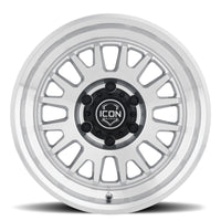 ICON Anza 17x8.5 5x150 25mm Offset 5.75in BS Silver Machined Wheel