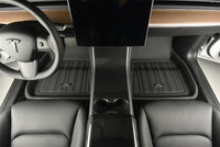 3D MAXpider 17-21 Tesla Model X Folding 7-Seat Elitect 1st 2nd 3rd Row - Floor Mat Set (Black)
