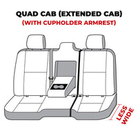 Covercraft 19-24 Dodge Ram Polycotton SeatSaver Custom Second Row Seat Covers - Taupe