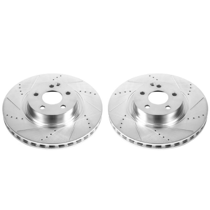 PowerStop Power Stop 07-08 Mercedes-Benz CL550 Front Evolution Drilled & Slotted Rotors - Pair