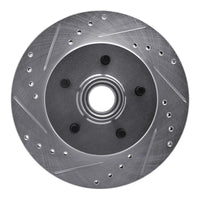 R1 Concepts R1 1988-1994 Chevrolet C1500 Front Left Drilled & Slotted Silver Brake Rotor