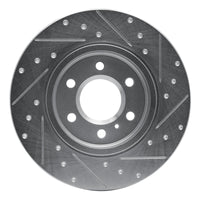 R1 Concepts R1 06-06 Buick TERRAZA Rear Left Drilled & Slotted Silver Brake Rotor