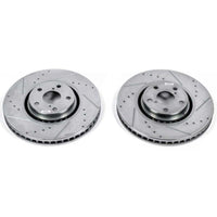 PowerStop Power Stop 07-11 Lexus GS350 Front Evolution Drilled & Slotted Rotors - Pair
