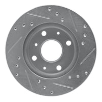 R1 Concepts R1 88-92 Daihatsu CHARADE Front Left Drilled & Slotted Silver Brake Rotor