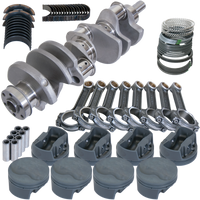 Eagle Ford 351W 4.000in Crank 6.250in I-Beam Rods -6.6cc Flat Top 4.030in Pistons Rotating Assembly