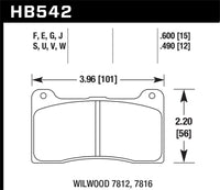 Hawk Performance Hawk Ferro-Carbon Black Powder Coat DTC-70 Motorsports Brake Pads - 12.446mm Thickness