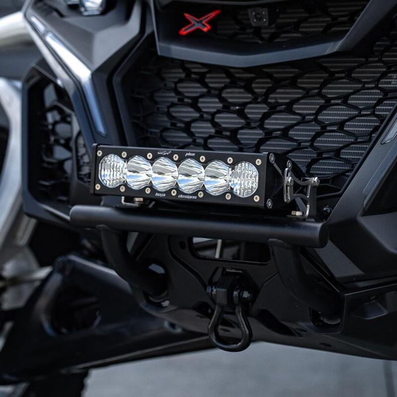 Baja Designs 2024+ Can-Am Maverick R 10in OnX6+ Push Bar Bumper Kit - Clear
