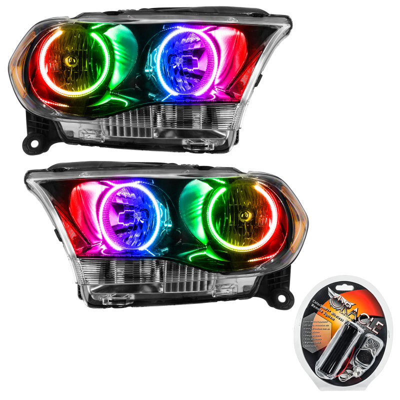 ORACLE Lighting Oracle 11-13 Dodge Durango SMD HL Halogen - Black - ColorSHIFT