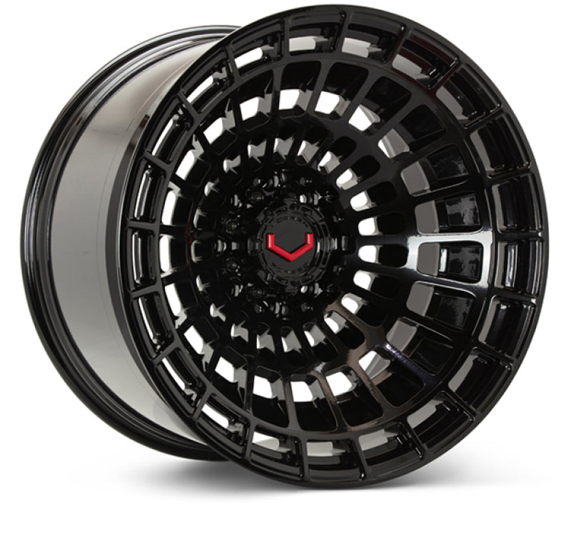 Vossen LCX-04 22x12 - 8x180 - ET44 - Ultra Deep - 124.3 - Gloss Black Wheel