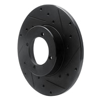 R1 Concepts R1 74-78 Nissan 260Z Front Right Drilled & Slotted Black Brake Rotor