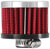 K&N Engineering K&N Clamp On Rubber Base Crankcase Vent Filter 0.375in Flange ID x 2in OD x 1.5in Height