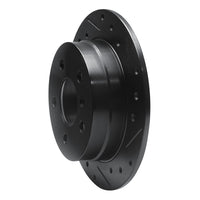 R1 Concepts R1 06-11 Mercedes-Benz B200 Rear Right Drilled & Slotted Black Brake Rotor