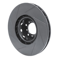 R1 Concepts R1 00-03 BMW M5 Left Front Slotted Black Brake Rotor