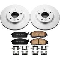 PowerStop Power Stop 99-01 Nissan Maxima Front Z17 Evolution Geomet Coated Brake Kit
