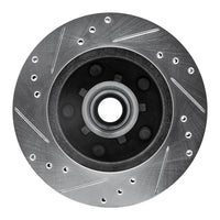 R1 Concepts R1 78-78 Buick CENTURY Front Left Drilled & Slotted Silver Brake Rotor