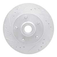 R1 Concepts R1 73-73 Ford Country Squire Front Left Drilled & Slotted Silver Brake Rotor