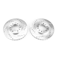 PowerStop Power Stop 91-96 Mitsubishi Montero Front Evolution Drilled & Slotted Rotors - Pair