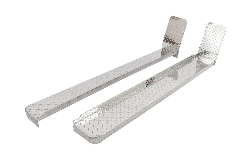 Dee Zee 99-13 Chevrolet Silverado Running Board Cab Section ExtCab Brite-Tread Aluminum