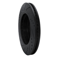 R1 Concepts R1 02-05 Ford Explorer Front Right Drilled & Slotted Black Brake Rotor