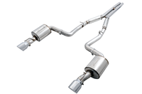 AWE Tuning 2017+ Dodge Charger 5.7L Touring Edition Exhaust - Non-Resonated - Chrome Silver Tips
