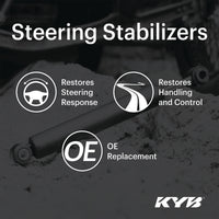 KYB Shocks & Struts Steering Stabilizers Front DODGE Ram 1500 Pickup (4WD) 1994-02 DODGE Ram 2500 Pi