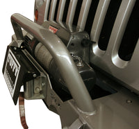 Tuffy Products Tuffy Flip-up License Plate Holder For Winch Roller Fairlead 01Black