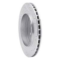 R1 Concepts R1 89-95 Chrysler LeBaron Rear Left Drilled & Slotted Silver Brake Rotor