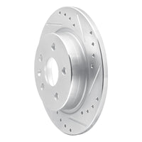 R1 Concepts R1 11-22 Buick Encore Rear Right Drilled & Slotted Silver Brake Rotor