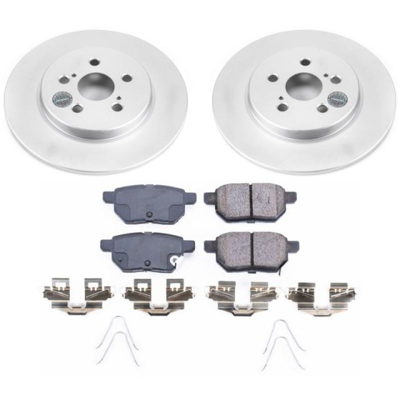 PowerStop Power Stop 11-17 Lexus CT200h Rear Z17 Evolution Geomet Coated Brake Kit