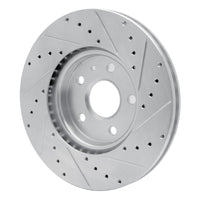 R1 Concepts R1 10-25 Buick ALLURE Front Left Drilled & Slotted Silver Brake Rotor