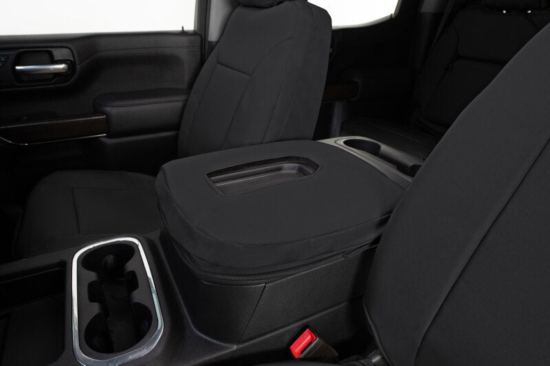 Covercraft 17-24 Nissan Titan Endura PrecisionFit Custom Second Row Seat Covers - Black/Black