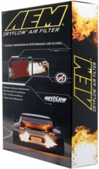 AEM Induction AEM 14.313in O/S L x 6.625in O/S W x 1.5in H DryFlow Air Filter