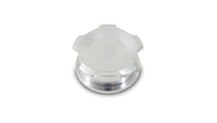 Vibrant 2.75in OD Aluminum Weld Bungs w/ Polished Aluminum Threaded Cap (incl. O-Ring)