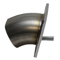 Granatelli Motor Sports Granatelli 3.0in 45 Deg Angle True Oval Turn Down
