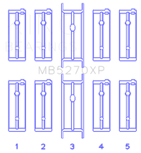 King Engine Bearings 03-05 Dodge Neon SRT4 2.4L (Size 0.50 Oversized) Performance Main Bearing Set