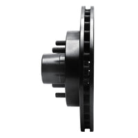 R1 Concepts R1 1982-1995 Buick Regal Front Right Drilled & Slotted Black Brake Rotor